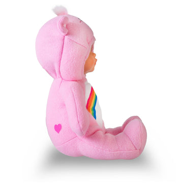 Nenuco Cheer Bear - Pink Care Bear 14'' Baby Doll With Soft Body For Ages 3+