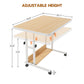 upvercy 1500 Piece Adjustable Puzzle Table with Legs and 6 Trays & Protective Cover, 34.8 x 26.7 Rolling Puzzle Board with Stora