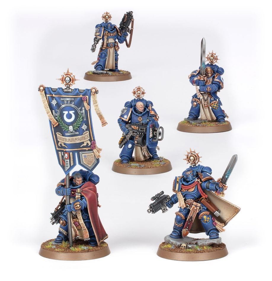 Games Workshop - Warhammer 40,000 - Space Marines: Company Heroes (2023 Edition), Blue