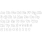 Trend White 4-Inch Casual Uppercase/Lowercase Combo Pack Ready Letters, 182 Per Pack, 3 Packs