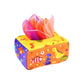 Ilsmysutra Montessori Baby Tissue Box Toy Crinkle Sensory Toys For Toddlers Newborns Dinosaur