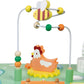 Janod Wooden Pretty Meadow Activity Table - 21.1'' Tall - Ages 12 Months+ - J05327