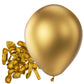 Bezente Metallic Gold Balloons Latex Balloons - 150 Pack 5 Inch Chrome Gold Helium Balloons For Wedding Birthday Baby Shower Gra