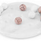 Radicaln Marble Tic Tac Toe 10 Inches White and Marinara Handmade Board Game for mature-themed and Family - Ideal Outdoor & Travel Game  Fun Gift for mature-themeds  Best for Coffee Table Centerpiece