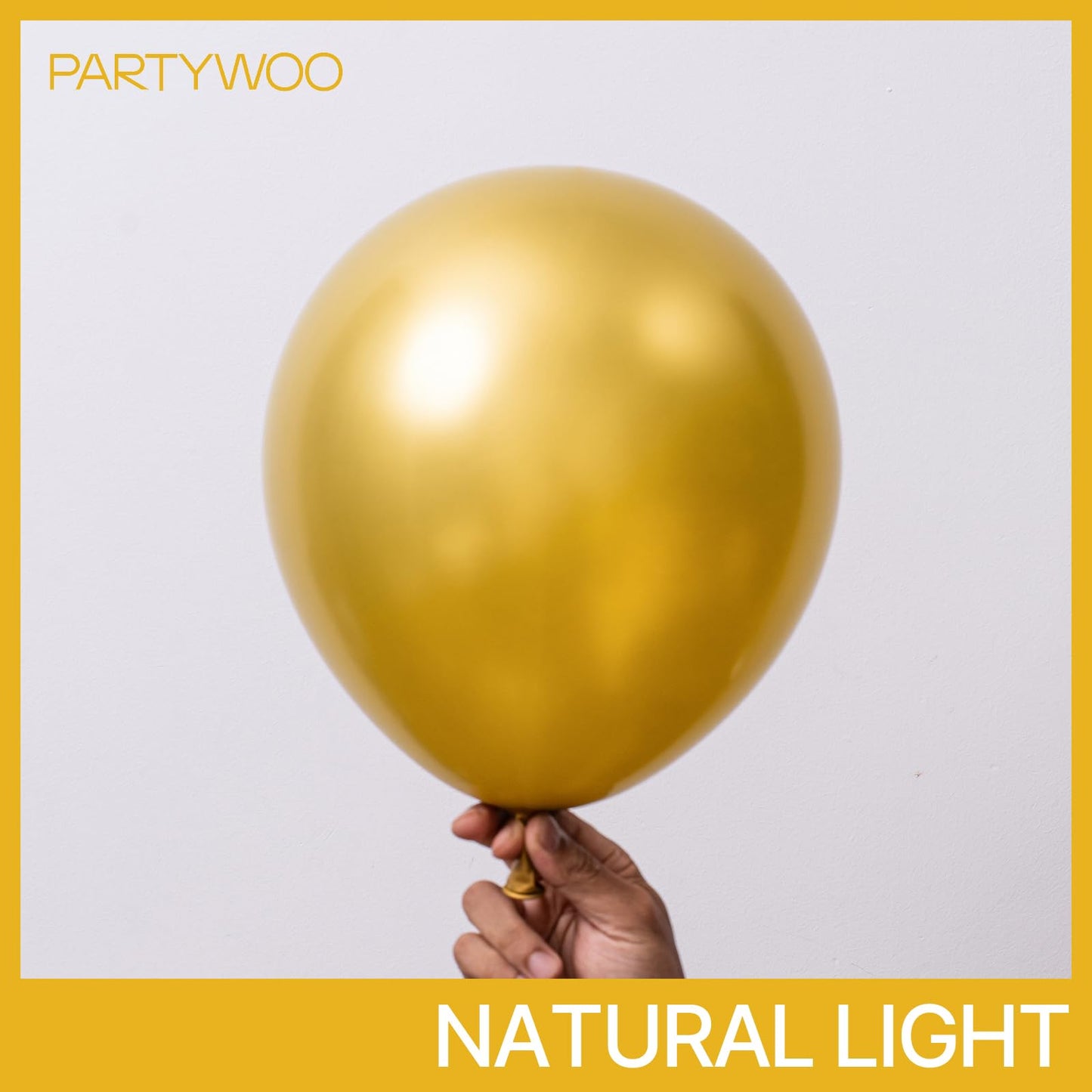 Partywoo Metallic Gold Balloons, 140 Pcs Gold Metallic Balloons Different Sizes Pack Of 18 Inch 12 Inch 10 Inch 5 Inch Gold Balloons For Balloon Garland Or Balloon Arch As Party Decorations, Gold-G101