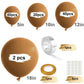 Tuparka 102 Pcs Brown Balloons 18 12 10 5 Inch Balloons Garland Arch Kit Coffee Balloons For Birthday Wedding Baby Shower Anniversary Party Decor