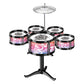 Club BollywoodBeginners Kids Drum Set Musical Instrument Music Toy For Kids ChildrenS Day 5 Tom|Musical Instruments & Gear | Pe