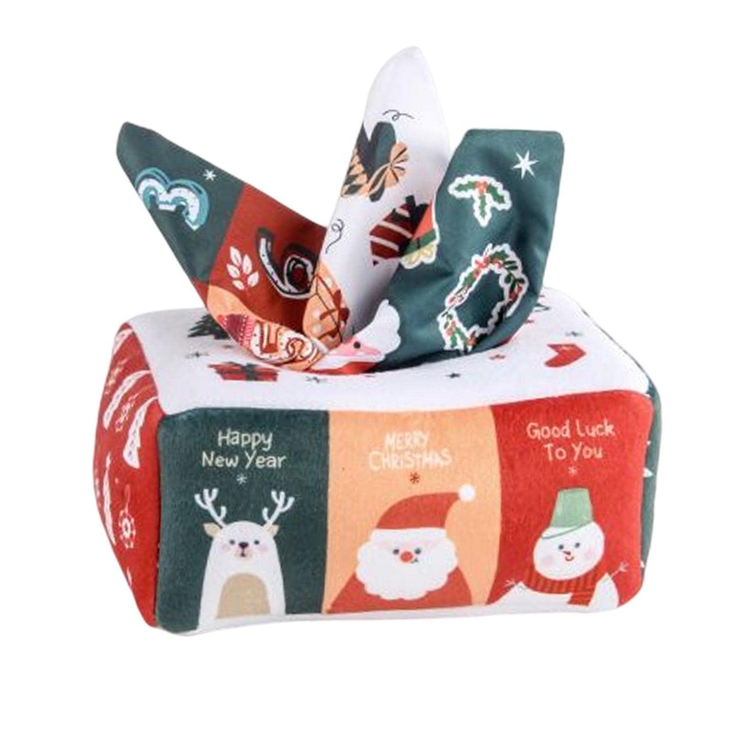 Trendivibe Montessori Tissue Box Toys Juggling Scarves For Children Infant Christmas| Baby Learning Toy | Infant Activity Toy | 