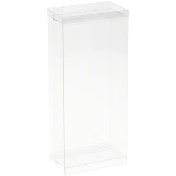 Dollsafe Clear Folding Display Box For 7-8 Inch Dolls And Action Figures, 4'' W X 2.25'' D X 8.5'' H, Pack Of 10