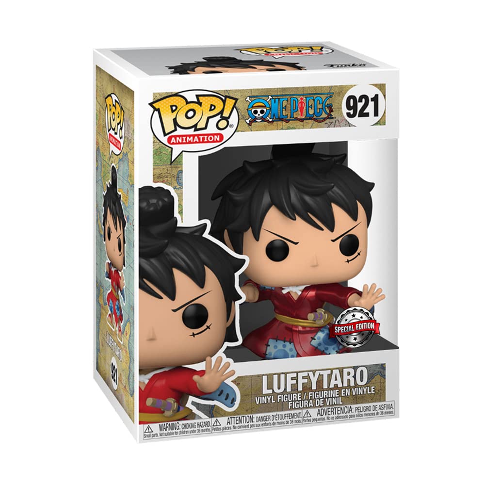 Funko One Piece Pop! Animation Luffy Kimono (Metallic) Vinyl Figure Hot Topic Exclusive Multi None
