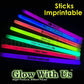 Glow Sticks Bulk Wholesale, 10 12    15mm Dia. Orange Industrial Grade Jumbo Light Sticks, Bright Color, Glow 14 Hrs, Safety Glo