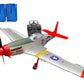 Ssccgym Extra Large 29.5'' 750Mm P51 P51D Mustang Remote Control Combat Aircraft 4Ch Double Battery Aerobatic Brushless Rc Aircr