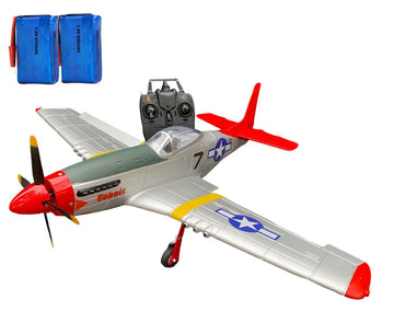 Ssccgym Extra Large 29.5'' 750Mm P51 P51D Mustang Remote Control Combat Aircraft 4Ch Double Battery Aerobatic Brushless Rc Aircr