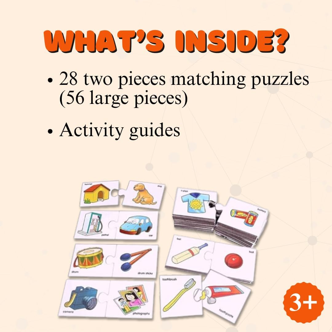 CreativeS Things That Go Together | Pre-School Learning Puzzles | Educational Puzzles For Kids | Early Learning Puzzles | Eye-Ha