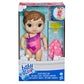 Baby Alive Splash'N Snuggle Baby Brown Hair Doll For Water Play, With Accessories