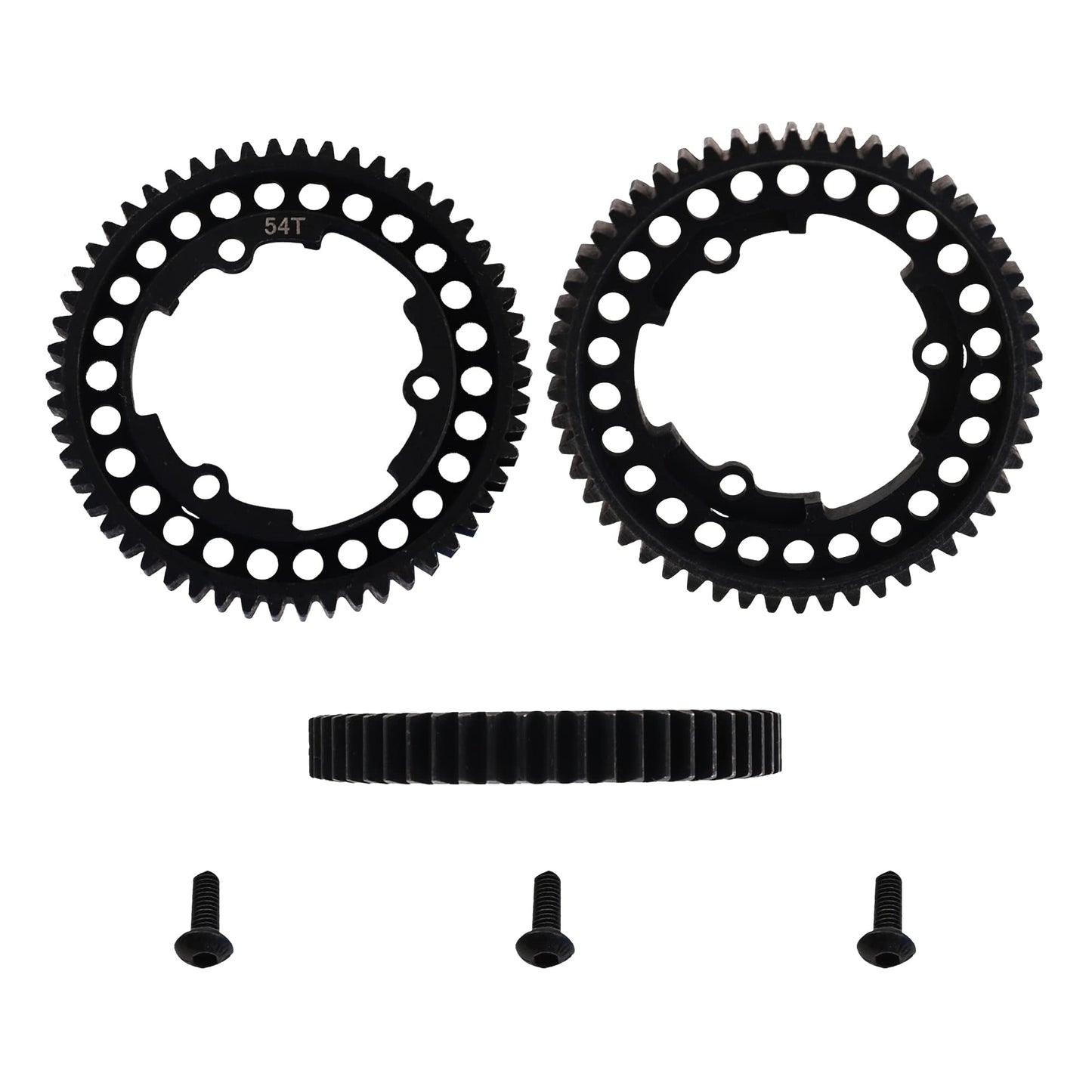 Vgoohobby Steel 54T Spur Gear 1 Mod M1 Main Gear Compatible with Traxxas 1/5 X-Maxx 6S 8S 1/10 Maxx 4S 1/10 New E-Revo 2.0 VXL 1