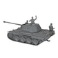 BMC Toys 1:38 WW2 German Panther V Tank - Charcoal Gray ABS Plastic Military Vehicle