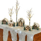 Kovot Led Snow Mantle & Buffet Cover | Icicle Mantle Cover Holiday Decor