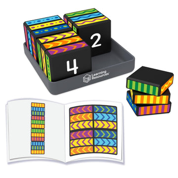 Learning Resources Brainometry Cubed, 3D Puzzle, Fidget Toys, Puzzles, Sensory Toys, Fidget Cube, Brain Games, Math Manipulative