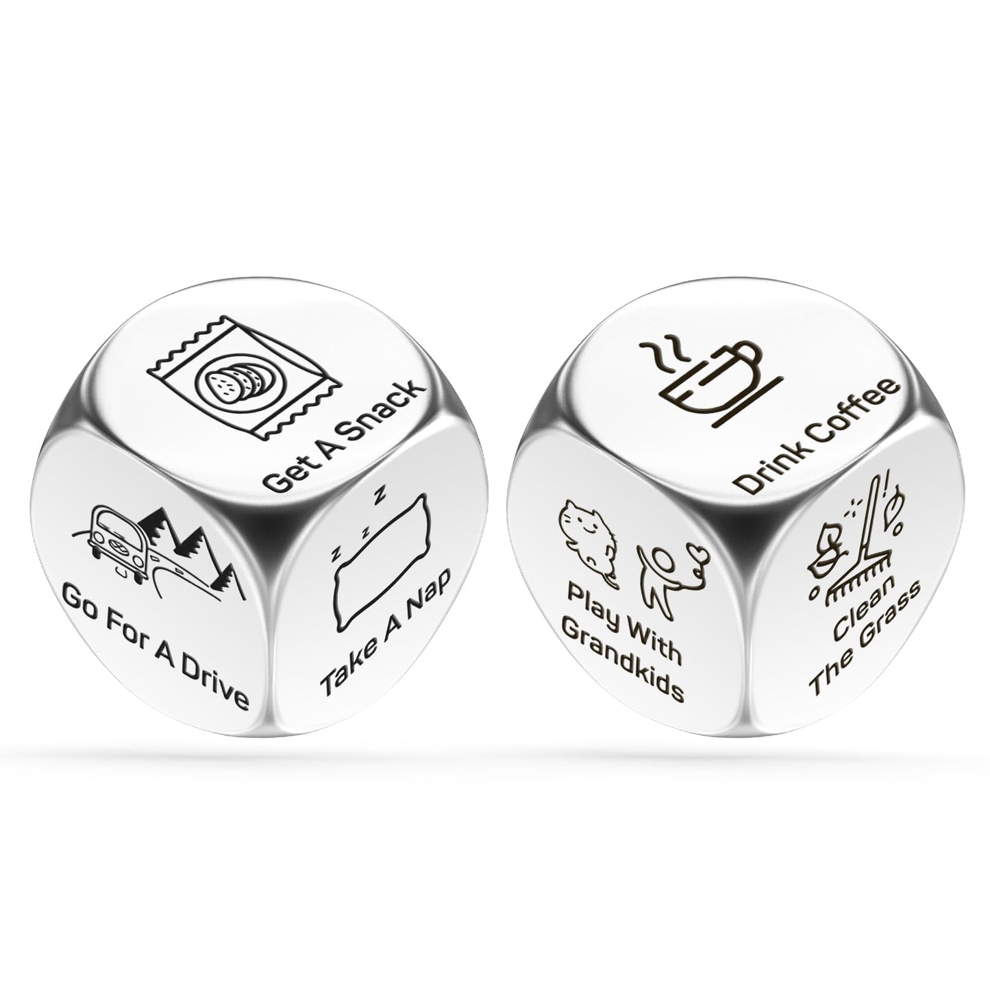 Valentines Day Gifts for Him Galentines Day Gifts for Her 2PCS Decision Dice Retirement Gift for Woman Retirement Gifts for Men