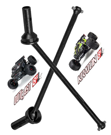 ARRCat for 1/5 Arrma KRATON 8S BLX/Outcast 8S BLX, 2PCS Front/Rear Drive Shaft Upgrades Parts Hop-up for 1/5 Arrma Outcast/KRATO
