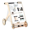 Beright Wooden Baby Walker With Roller, Push And Pull Learning Activity Walker, Multi-Functional Kids’ Activity Toy, Multiple Activities Center, Develops Motor Skills & Stimulates Creativity, Natural