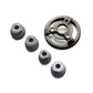 Mesimsple Steel Slash 2WD Spur Gear 50T 32P & Pinion Gear 16T 18T 19T 20T for 1/10 2wd Rustler Stampede Transmission Gears Upgra