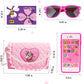 Meland Pretend Makeup Kit for Girls, Age 3-6, Pink, Includes My First Purse Toy, Ideal Gift for Toddlers, Model MU-MLUS
