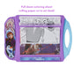 Innovative Designs Disney Frozen Roller Art Desk Set For Girls And Boys, Travel Coloring Activity For Kids, With Crayons, Markers And Stickers