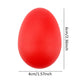 Augshy 18Pcs Plastic Egg Shakers Percussion Musical Egg Maracas Easter Eggs With 8 Colors