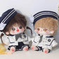Niannyyhouse 20Cm Doll Clothes Hat Coat Shirt Pants Skirt Tie Shoes Accessories School Uniform Sets 8In Plush Doll Dress Up (A-1)