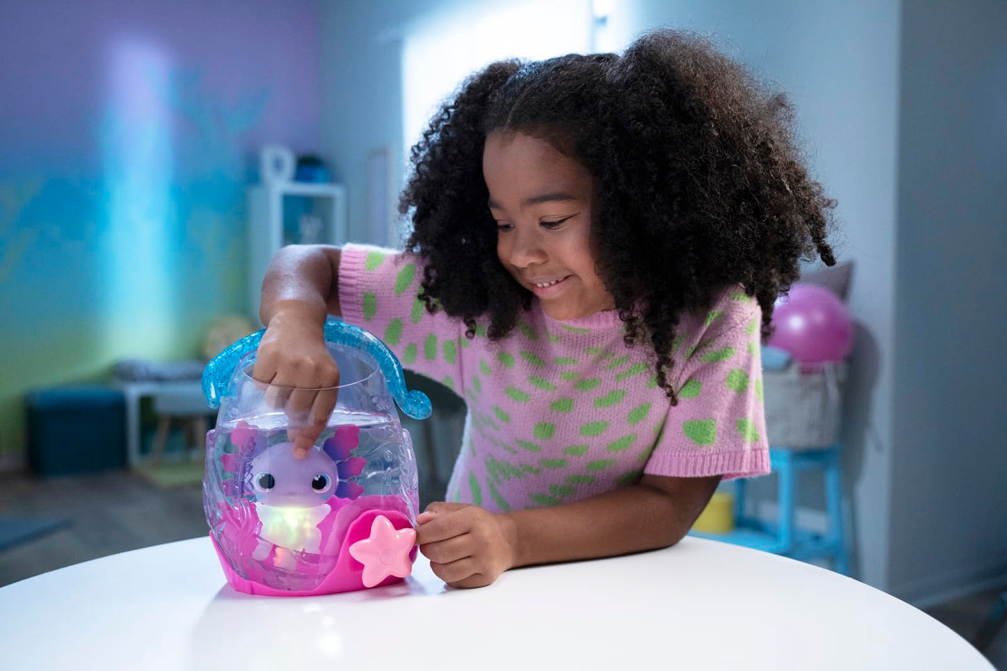 Goliath Animagic Let'S Glo Axolotl Bubble Reef