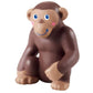 Haba Little Friends Monkey - Chunky Plastic Zoo Animal Toy Figure (2.5' Tall)