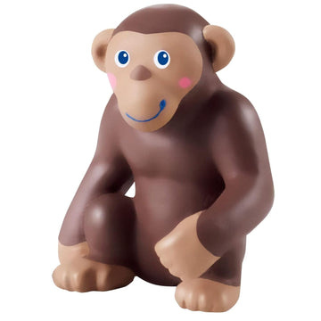Haba Little Friends Monkey - Chunky Plastic Zoo Animal Toy Figure (2.5' Tall)