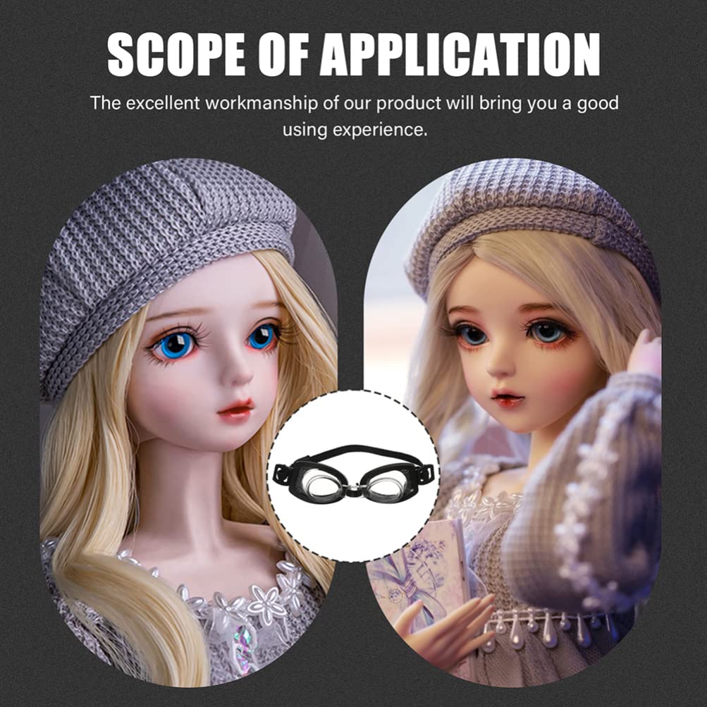 Toyvian 4Pcs Dollhouse Swim Goggle Miniature Swimming Goggles Mini Swim Glasses Water Goggles Doll Accessories Gifts For Kids Gi
