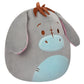 Squishmallows Pooh Bear 8" Soft Plush Toy - Squishy Stuffed Animal, Polyester Material, Official Kellytoy