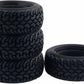 1/10 RC On-Road Car Tyres,WONFAST 4PCS 75mm Rally Grain Car Rubber Tires Sponge Insert for 1:10 RC On Road Run-flating Racing Ca