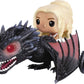 Funko Pop Rides: Game of Thrones Dragon & Daenerys Figure, Model 7235, PVC Material