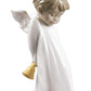 Nao Shy Little Angel. Porcelain Little Angel Figure.