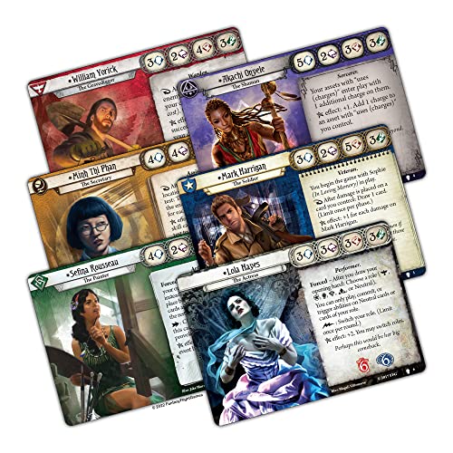 Fantasy Flight Games Arkham Horror The Card Game The Path To Carcosa Investigator Expansion - Enveil The Madness! Lovecraftian Cooperative Lcg, Ages 14+, 1-4 Players, 1-2 Hour Playtime, Made