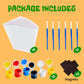 VENUSFIT Halloween Party Favors - 12 PCS Monster Wooden Painting Kit with Googly Eyes - Halloween Party Favors Non Candy Trick o