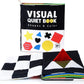 beiens High Contrast Black and White Baby Book - Crinkle Sensory Toy for Infants 0-12 Months - Medium Size, Paper Material
