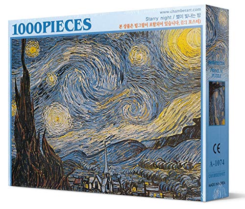 Chamberart 1000 Piece Premium Jigsaw Puzzle Starry Night A-1074