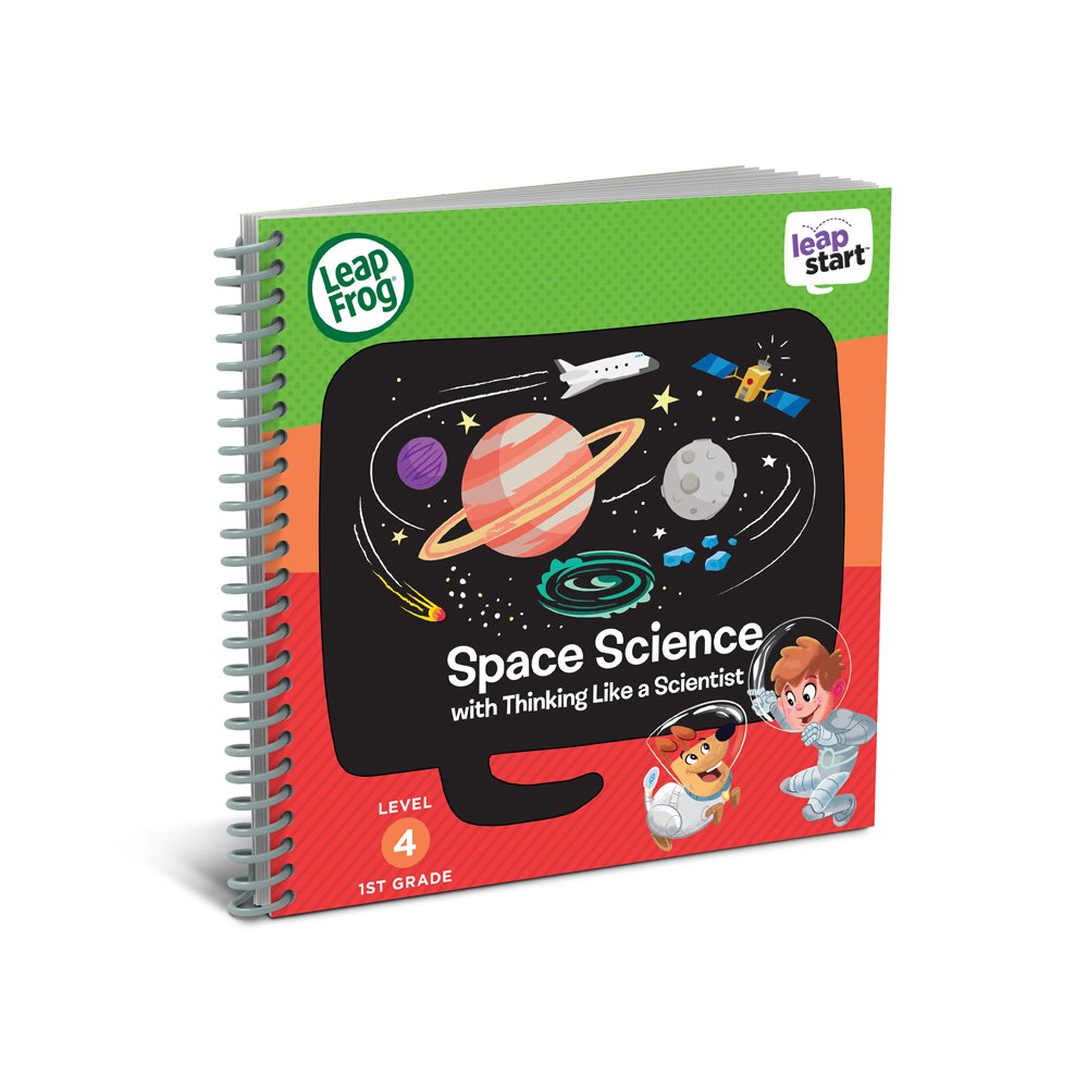 LeapFrog LeapStart 1st Grade Activity Book - Space Science, Cardboard, Multicolor, Model 80-21610E