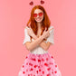 Hikkcos Pink Tutu Costume for Women - Valentine's Day Cupid Outfit with Heart Headband & Sunglasses, Medium, Polyester