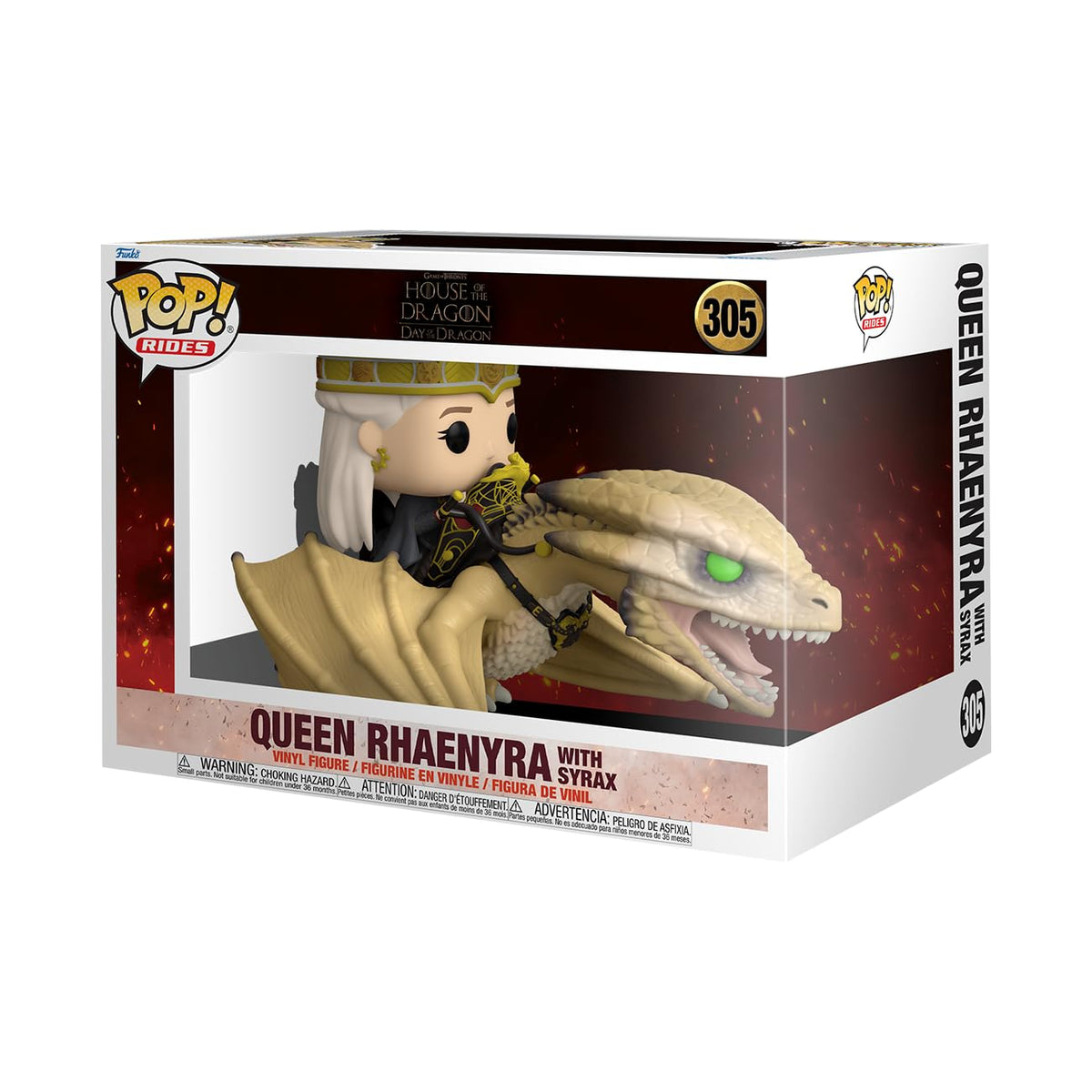 Funko Pop! Rides Deluxe: House of The Dragon  Queen Rhaenyra with Syrax