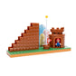 Super Mario Nintendo 2.5' Action Figures Course Complete Playset With Mario Figure, Interactive Stairs, Flagpole, Castle, And Base Platform