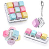Taiyin Decompression Toys Keyboard Clicker Toy Keyboard Cube Toy Mechanical Key Toy Keyboard Button Stress Relief for mature-themed Gifts to Relief Pass Time