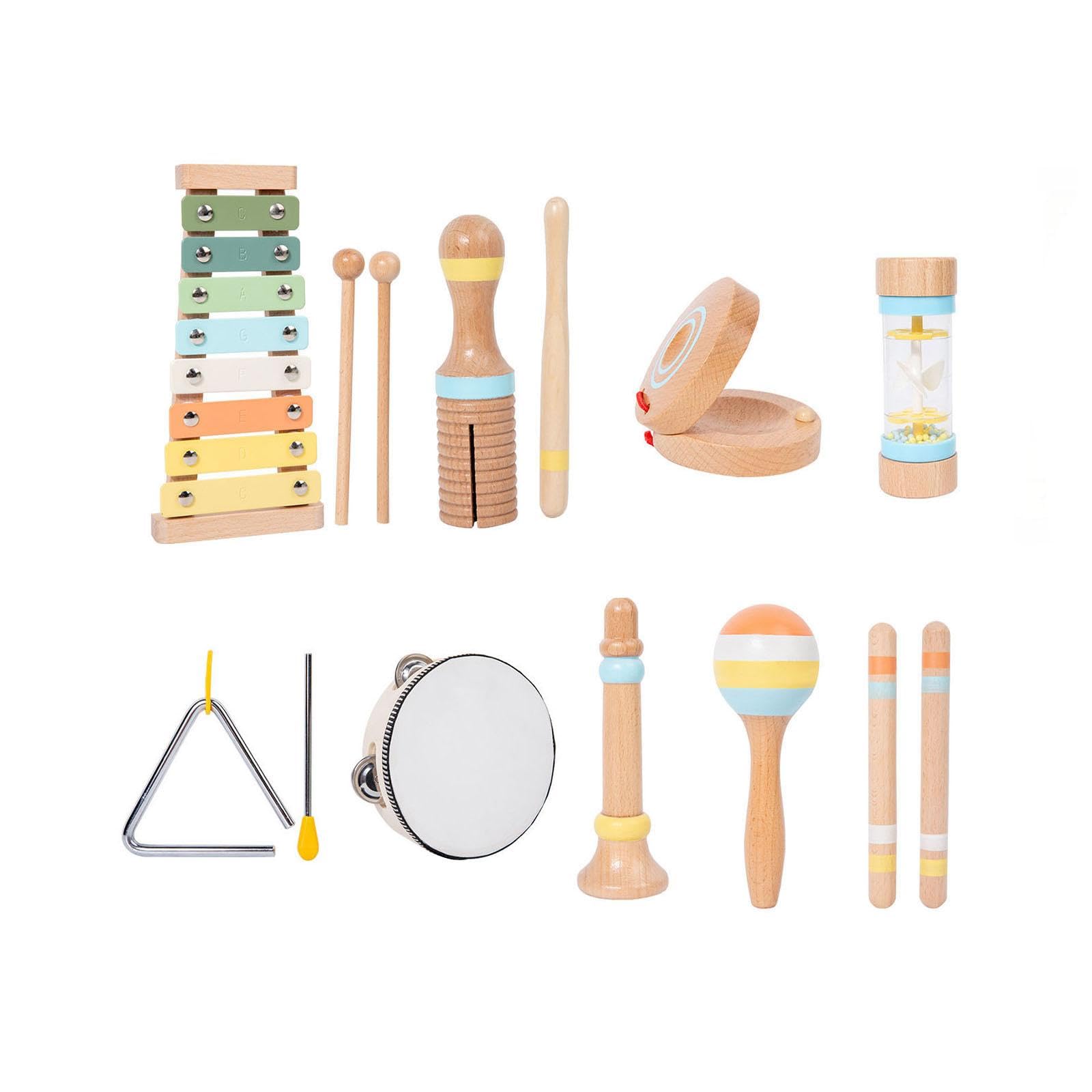 Fashion My Day Kids Musical Instruments Early Learning Musical Toy For Kids Children Babies 9Pc