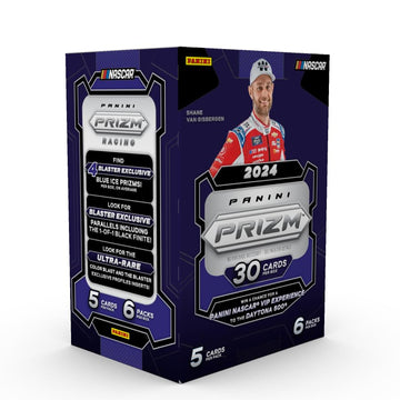 2024 Panini Prizm NASCAR Racing Blaster Box - Official Racing Trading Cards - Includes Blaster-limited availability Prizms  Inserts & Rookies - Sealed Panini Retail Box